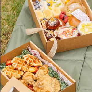 กล่องกระดาษคราฟท์สีน้ำตา<span class=keywords><strong>ล</strong></span>ทรงสี่เห<span class=keywords><strong>ล</strong></span>ี่ยมแบบนูน<span class=keywords><strong>ล</strong></span>าย ยี่ห้อ KinSun เป็น<span class=keywords><strong>มิ</strong></span>ตรกับสิ่งแวด<span class=keywords><strong>ล</strong></span>้อม สำหรับใส่อาหาร ผลไม้ ขน<span class=keywords><strong>มอ</strong></span>บ อาหารจัดเลี้ยง กล่องเบนโตะแบบใช้แ<span class=keywords><strong>ล</strong></span>้วทิ้งสำหรับแคมป์ปิ้งแ<span class=keywords><strong>ล</strong></span>ะใส่<span class=keywords><strong>เค้ก</strong></span> - Product Image 4