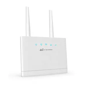 2つの外部アンテナポート転送2.4G 300Mbps WiFiルーターとSIMカードスロットホットスポットワイヤレスブロードバンドモデム