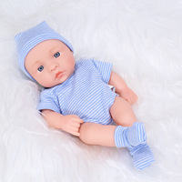 Mini poupée réaliste de 20 cm - Jouet en vinyle souple au look de nouveau-né réaliste pour enfants