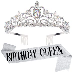 Décorations pour future maman, fête prénatale et Saint-Valentin : Couronne et écharpe à paillettes, non toxiques, pour intérieur/extérieur - Product Image 4
