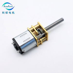 Mini DC Gear <span class=keywords><strong>Motor</strong></span> N10 12 mét với bộ mã hóa m3/M4 Threaded Shaft Brush comtuted tuyến tính thiết bị truyền động nam châm vĩnh cửu xây dựng - Product Image 5