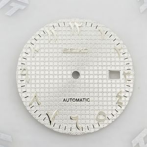 Esfera de reloj de metal de lujo de 31.8MM con diseño árabe digital de Oriente Medio, estilo rústico de roble, para movimiento NH35/NH36 - Product Image 5