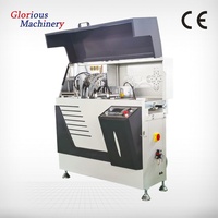 Machine à couper les profilés d'angle en aluminium, haute précision, compatible PVC, équipement de fabrication de profilés de fenêtres