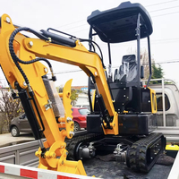 Accessoires pour mini-excavatrice de 0,8 tonne, service après-vente gratuit, prix de la mini-excavatrice avec cabine