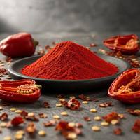 Poudre de poivron rouge naturel pur, à mailles fines, de qualité alimentaire pour la transformation alimentaire