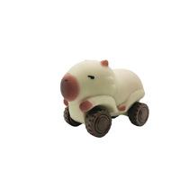 Juguete de Broma de Goma de Capibara para Arrastrar en el Coche, Adorno Creativo de Coche Pequeño para Oficina, Venta al por Mayor Directa del Fabricante