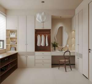 Armarios modernos ligeros de lujo de MDF, guardarropa portátil y plegable, muebles para dormitorio y sala de estar para uso doméstico o de hotel - Product Image 1