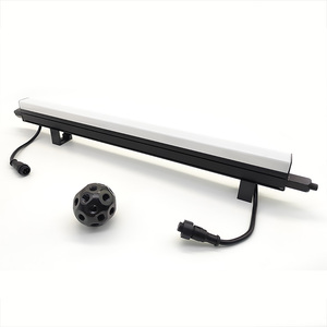 Küp tasarım DJ sahne DMX ışık çubuğu RGB renkli montaj topu ile 0.5m 1m 14.4W DMX512 ışıklar şerit olay sahne kulübü için - Product Image 4