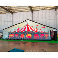 Prix usine géant Halloween labyrinthe cache-cache maison de clown hanté Oxford Portable horreur Halloween labyrinthe gonflable