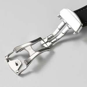 Boucle de bracelet en métal au design exclusif pour Omega et <span class=keywords><strong>Tissot</strong></span>, fermoir de remplacement de luxe en acier massif - Product Image 1