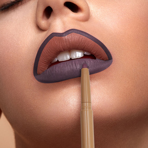 Delineador <span class=keywords><strong>de</strong></span> <span class=keywords><strong>Labios</strong></span> Cremoso Vegano Retráctil <span class=keywords><strong>de</strong></span> Doble Punta con Péptidos para Volumen y Contorno, 11 Colores Personalizables, Resistente al Agua - Product Image 2