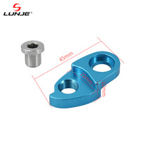LUNJE Extension de patte de dérailleur arrière durable pour VTT, crochet de cadre de vélo de montagne, crochet de dérailleur arrière