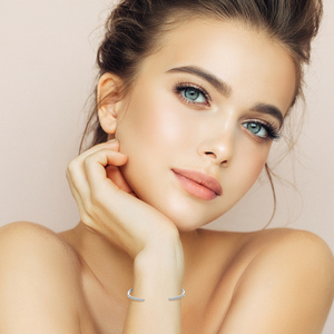 <span class=keywords><strong>Xlove</strong></span> Nouvelle Collection Bracelet Jonc Ouvert 60mm en Argent Sterling 925 Plaqué avec Breloque Cœur Personnalisable - Product Image 5