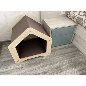 Cachette détachable sur le thème de la forêt moderne Cage pour animaux de compagnie en bois assemblage en <span class=keywords><strong>carton</strong></span> contreplaqué château de <span class=keywords><strong>lapin</strong></span> OEM ODM petite <span class=keywords><strong>maison</strong></span> pour animaux de compagnie pour hamster - Product Image 6