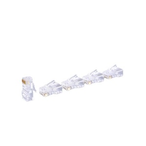 <b>Rj45</b> Non Shielded Cat5e 8P8C Network Connector Ethernet Plug For <b>Cable</b> Wiring Electronics Box Pack - Product Image 3
