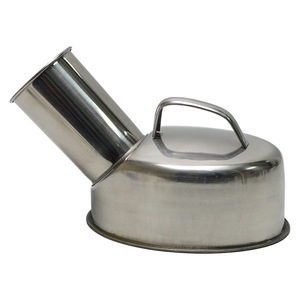 Urinoir en acier inoxydable Guanlan 304 épaissi, portable, pour hommes, hôpital, maison, usage pour personnes âgées - Product Image 2