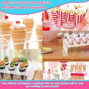 Soporte <span class=keywords><strong>de</strong></span> Acrílico Transparente para Conos <span class=keywords><strong>de</strong></span> Helado con Capacidad para 8 Conos, Exhibidor <span class=keywords><strong>de</strong></span> Conos <span class=keywords><strong>de</strong></span> Waffle para Algodón <span class=keywords><strong>de</strong></span> Azúcar para Restaurantes - Product Image 6