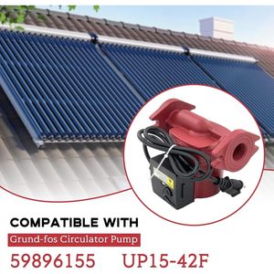 Bomba de recirculación Minjiang 1/25 HP 115V 60Hz con brida de 2 tornillos para sistemas de calefacción - Product Image 2