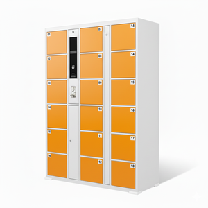 학교 체육관 세탁실 해변용 스마트 금속 캐비닛-자기 코드 바코드 지문 인식 전자 사물함-학생용 보관함 - Product Image 4