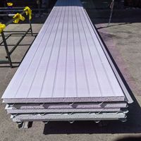 Panneau sandwich EPS 100 mm, panneau sandwich EPS pour murs et toitures, panneaux sandwich EPS isolés pour murs et toitures
