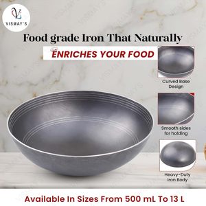 Olla de hierro con la primera tecnología de borde liso del mundo, fabricada en hierro puro de grado alimenticio para una cocina saludable a diario. - Product Image 6