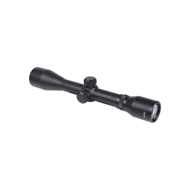 Hunting 4x40 Long Range Red Dot Sight Tactical Optical Reflex Spotting Telescopic Magnifier Monocular Black Multi-Functional