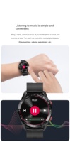 Reloj Inteligente Deportivo HW20, Smartwatch con Monitoreo de Salud de Frecuencia Cardíaca y Presión Arterial para Hombres y Mujeres