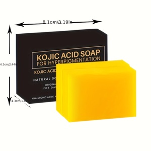 Grande Vente Nouveaux Modèles Savon à l'Acide Kojique Fait Main Barre Nettoyante Visage et Corps Acide Hyaluronique Ultra-Protéine - Product Image 5