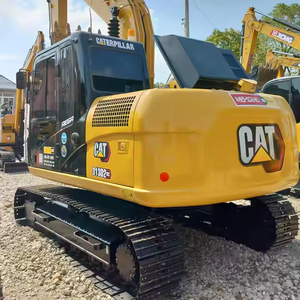 Excavadora Caterpillar CAT 313D2GC usada de bajo consumo de combustible, excavadora de cadenas de 13 toneladas, miniexcavadora pequeña, barata, en stock. - Product Image 3