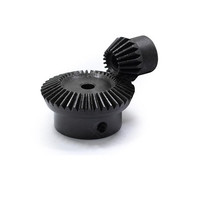 2pcs 1:4 Bevel Gear 90 Gradi Drive Commutazione Ingranaggi In Acciaio Ingranaggi In Acciaio