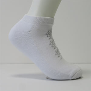 कस्टम निर्मित लोगो उच्च गुणवत्ता वाली महिलाओं के निम्न-कट मोजे कपास जैक्वार्ड सर्दियों के मौसम में घने टखने के मोजे - Product Image 4
