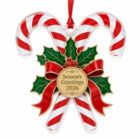 Ornement de Noël personnalisé en acrylique vierge pour sublimation, pendentif rond, cœur, carré, décoration à suspendre pour sapin de Noël, fêtes