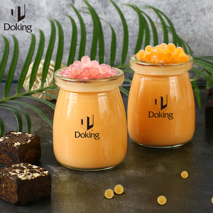 Doking nhà máy OEM Hot Bán Trà bong bóng thành phần không-nấu Caramel trứng bánh bột hương vị bột trái cây bột bánh bột - Product Image 3