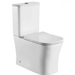 Production en usine d'articles sanitaires de style européen bon marché, toilettes en céramique deux pièces - Product Image 1