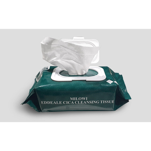 MILOWI EDDEALE CICA CLEANSING TISSUE 100 Feuilles Démaquillant Apaisant à la Centella - Product Image 6