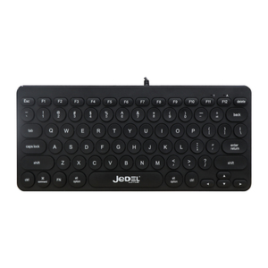 Jedel-<span class=keywords><strong>Mini</strong></span> teclado delgado de perfil bajo con cable de alta calidad, teclas redondas, ultrafinas de 78 teclas, juego de oficina <span class=keywords><strong>Mini</strong></span>, teclado con cable <span class=keywords><strong>K1000</strong></span> + - Product Image 2