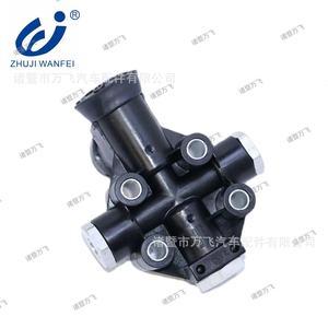 วาล์วควบคุมระบบกันสะเทือนแบบลม Kn27000 สำหรับรถบรรทุกและรถบัส Dongfeng ขนาด 55x38x47.5 ซม. อะไหล่ทดแทนทำจากเหล็ก - Product Image 3