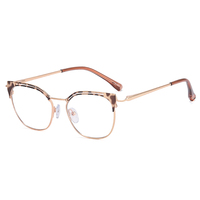 2025 haute qualité enfant lunettes lumière lunettes pour enfants en gros optique Anti bleu métal impression unisexe optique lunette 2 pièces