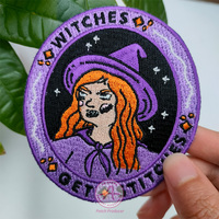 Patchs de haute qualité broderie personnalisation livraison rapide en gros marchandises concepteur de dessins animés pour le Black friday vente chaude