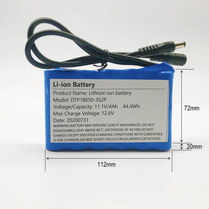 <span class=keywords><strong>3</strong></span> S2P 12V 4000mAh 6 cells 18650 Li ion battery for Robert - Product Image 6