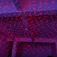 Outdoor Indoor 2W 3W 5W Vollfarbige Glühwürmchen Sternenhimmel Wasserdichte Garten Park IP65 Mini RGB Laser Lichtshow Projektoren
