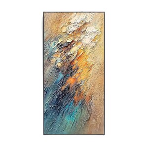 Hand Painted Oil Painting Abstract <b>Art</b> Rectangle Modern Wall <b>Art</b> For Entrance Hall Living Room Decorative Hanging Artwork - Product Image 5