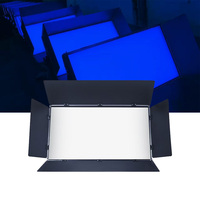 Panneau lumineux LED RVBW 4-en-1 pleine couleur 400W, 1200 LED, silencieux, CRI 95 élevé pour studio TV, diffusion en direct et émission