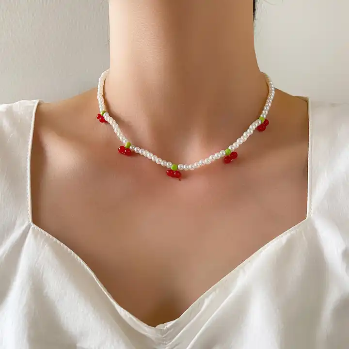Colorful Beaded Choker Necklace - Temu