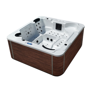 <span class=keywords><strong>Hydrorelax</strong></span> Spa de Luxe en Acrylique pour 5 Personnes, Moderne, Autoportant, avec LED, pour Jardin, Massage, Baignoire à Remous Extérieure avec Filtre de Drainage pour Familles - Product Image 2
