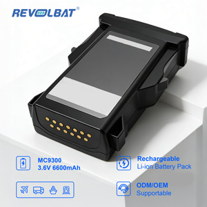 Revolbat 全新锂离子电池 BT-000370 3.6V 6600mAh 可充电替换电池组，适用于 MC 9300 条码扫描仪 - Product Image 2
