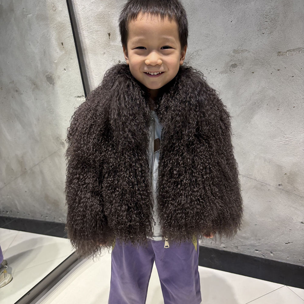 Low Price Lamb Fur Coat for Kids Sherpa Lamb Fur Fabric | Alibaba.com