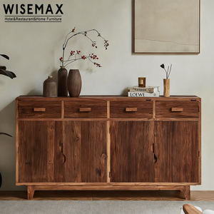 WISEMAX FURNITURE <span class=keywords><strong>Mobile</strong></span> Porta Scarpe Angolare Moderno in Stile Wabi-sabi, Armadio in Legno Massello per <span class=keywords><strong>Ingresso</strong></span> Hotel e Soggiorno - Product Image 2