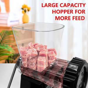 Hachoirs à Viande Manuels, Trancheurs, Éminceurs avec Plaques en Acier Inoxydable, Accessoire à Saucisses, Presse et Base à Succion Robuste - Product Image 4