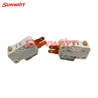 Micro-interrupteur SPDT haute intensité SUNWAYT SW-GD8 D45 10A 250V AC à bouton-poussoir, 500k cycles, pour jeux d'arcade et équipements de divertissement (PC)